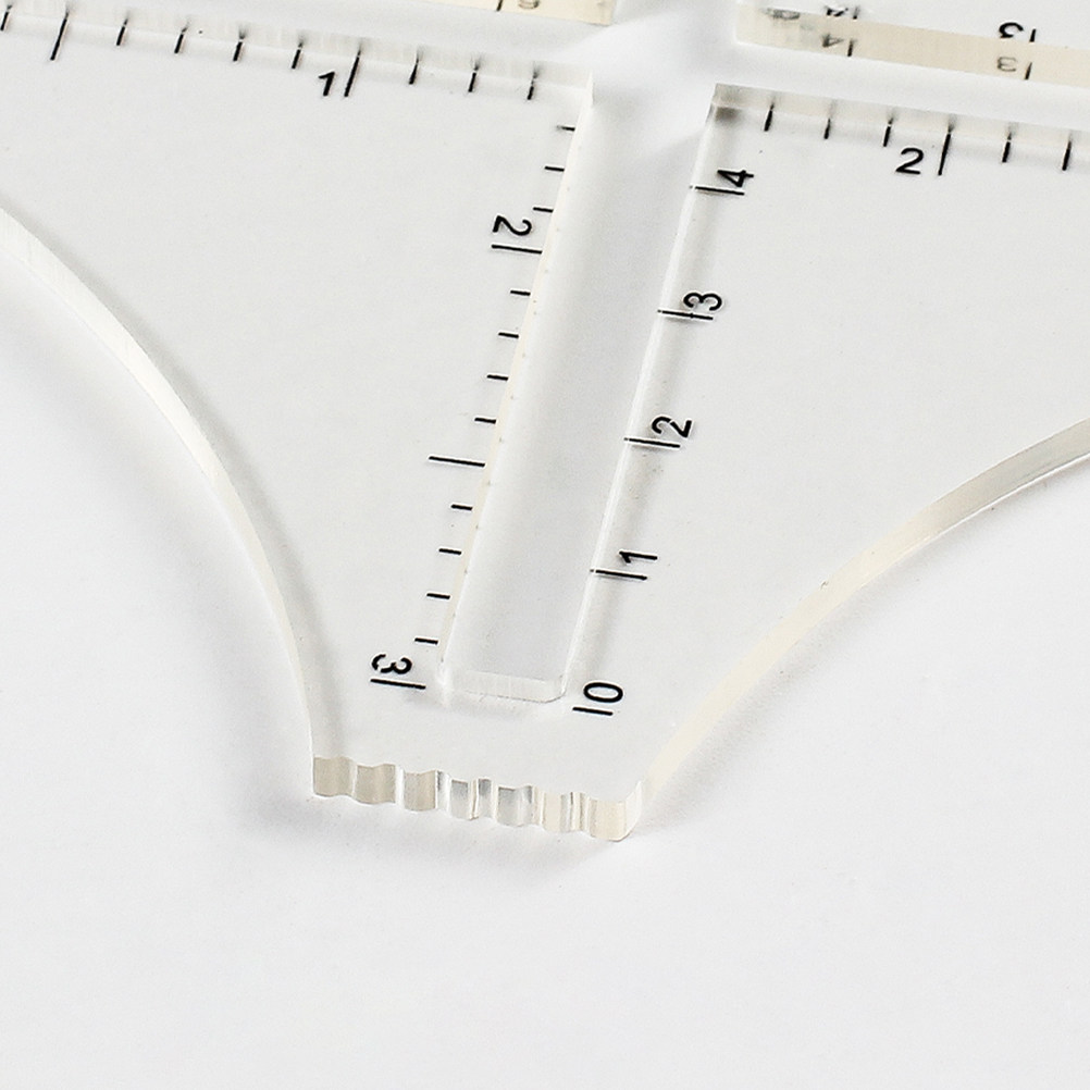 Sewing Gauge Ruler - Righello trasparente per la misurazione della