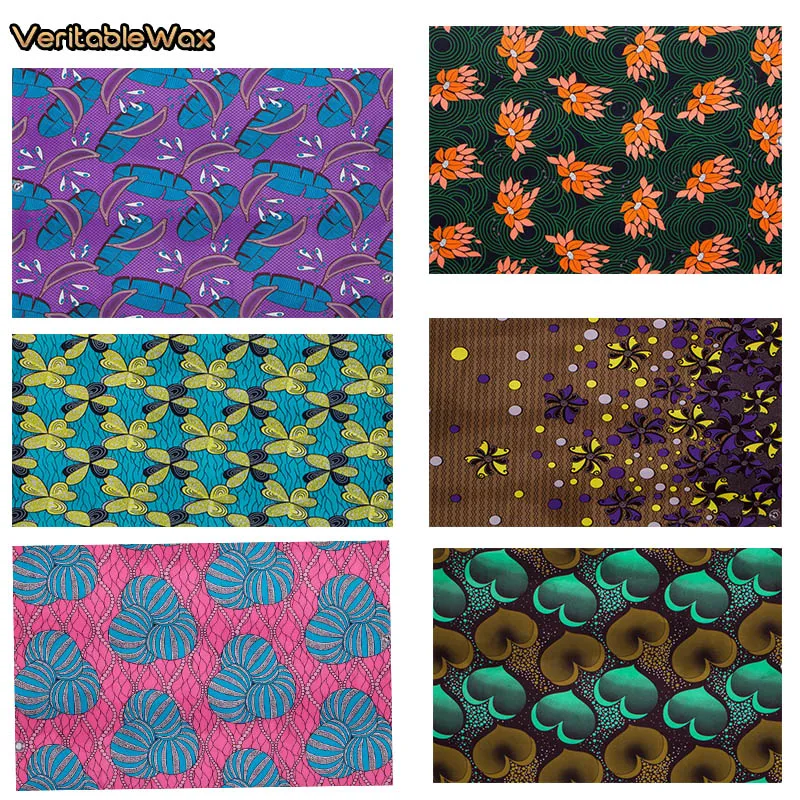 Sewing Batik Fabric - Africa Nigeriano stampe tessuto batik vera