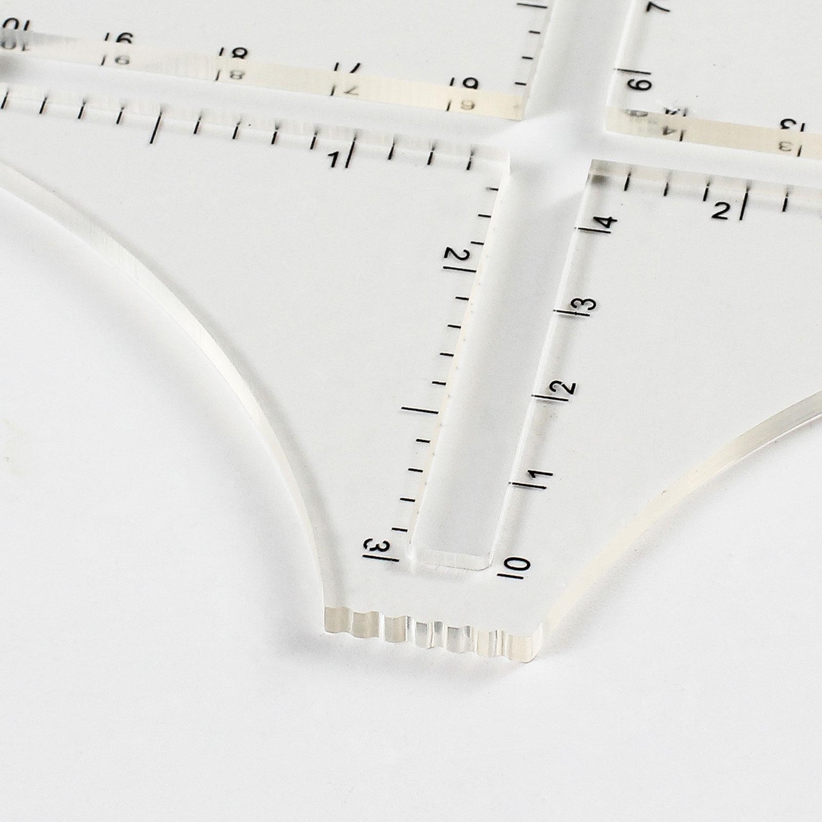 Righello trasparente in acrili - Sewing Gauge Ruler recensione e prezzo